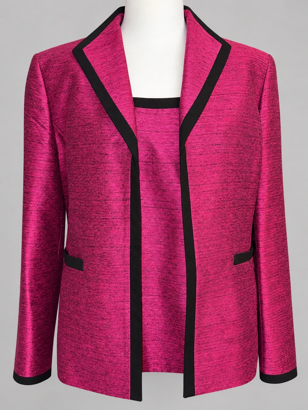 Rich Magenta Kasper Matching Jacket & Shell Set 14P